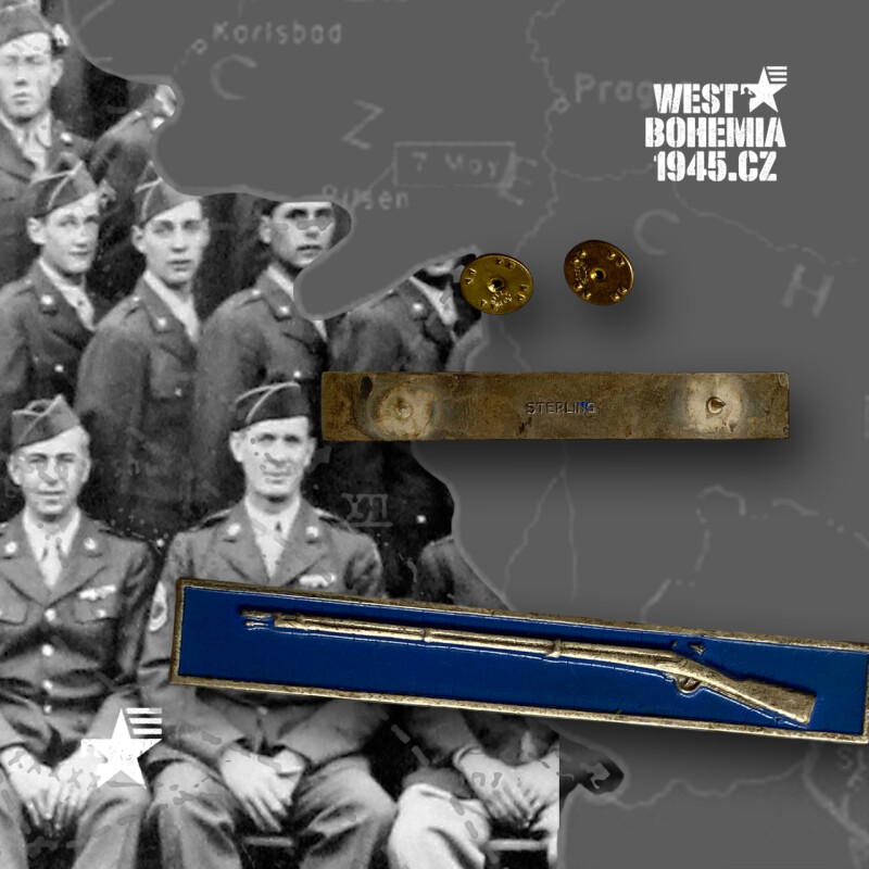 Originální odznak pěchoty EXPERT INFANTRY BADGE STERLING